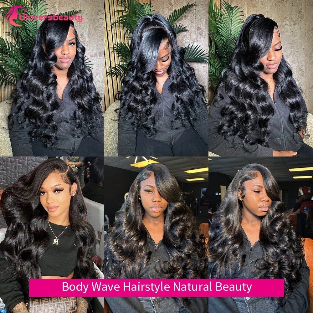 24 26 30Inch Body Wave Human Hair Wigs 13x6 HD Lace Human Hair Wig Raw Hair Wigs On Clearance Sale 220% Glueless Wigs Human Hair