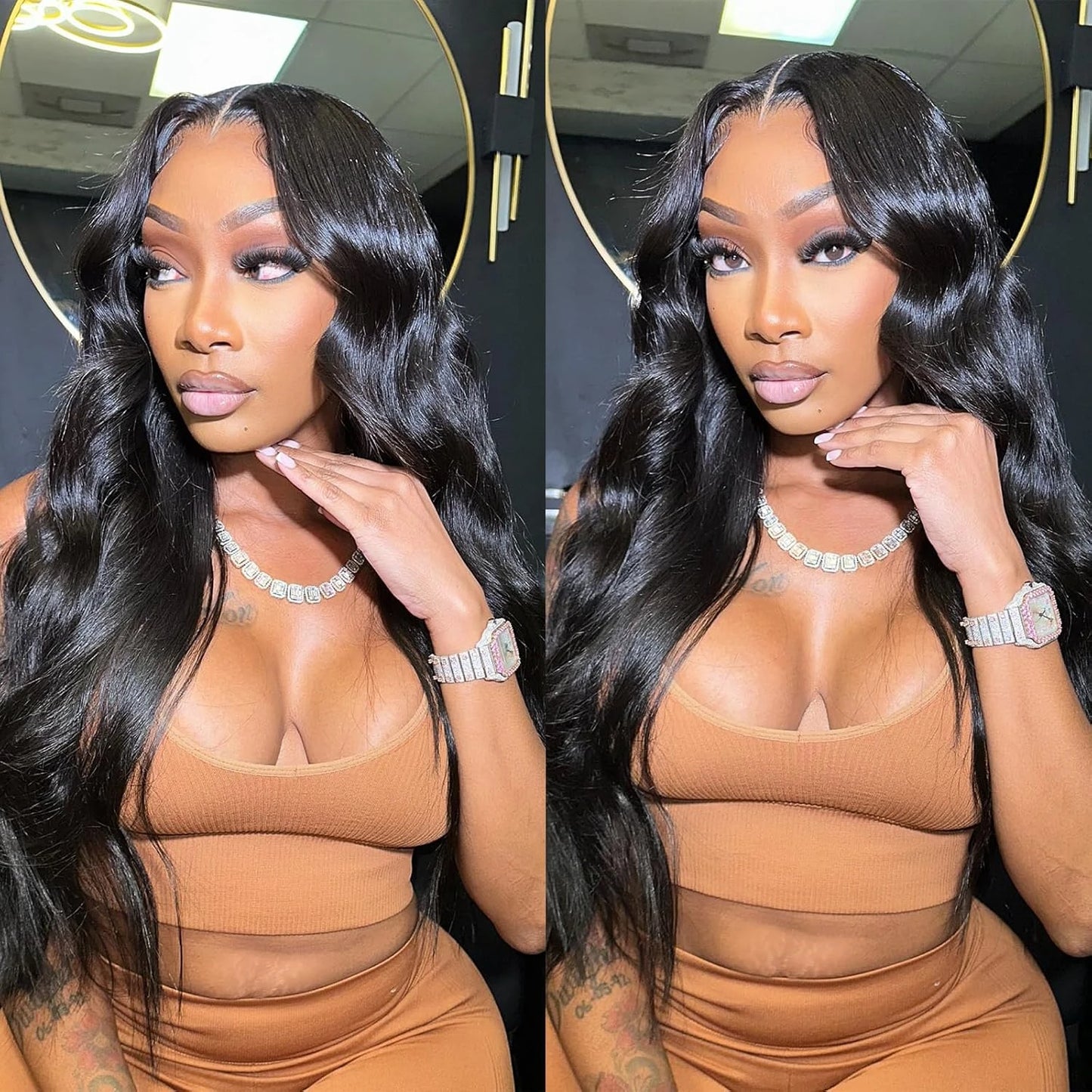 13x6 Body Wave HD Lace Front Vietnamese Virgin Human Hair Wigs 13x4 Lace Frontal Wig Pre Plucked 30 40Inch For Women 4x4 Closure