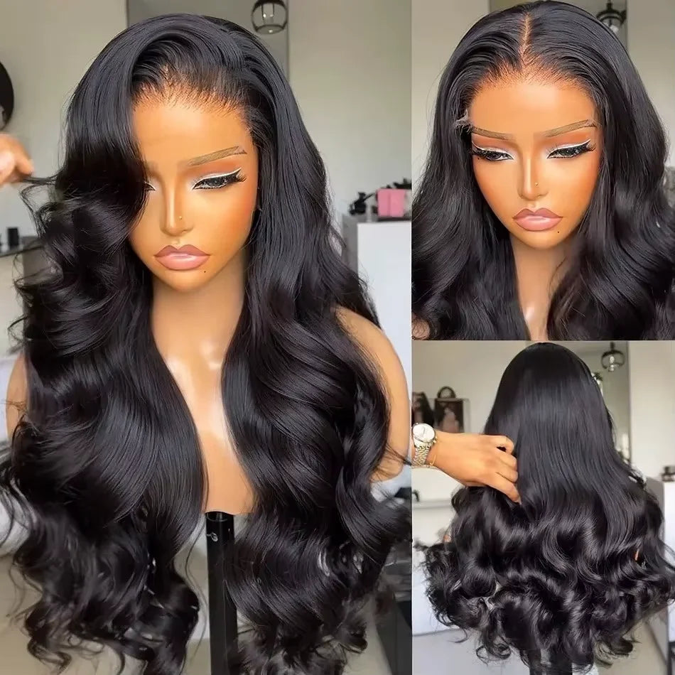 13x6 Body Wave HD Lace Front Vietnamese Virgin Human Hair Wigs 13x4 Lace Frontal Wig Pre Plucked 30 40Inch For Women 4x4 Closure