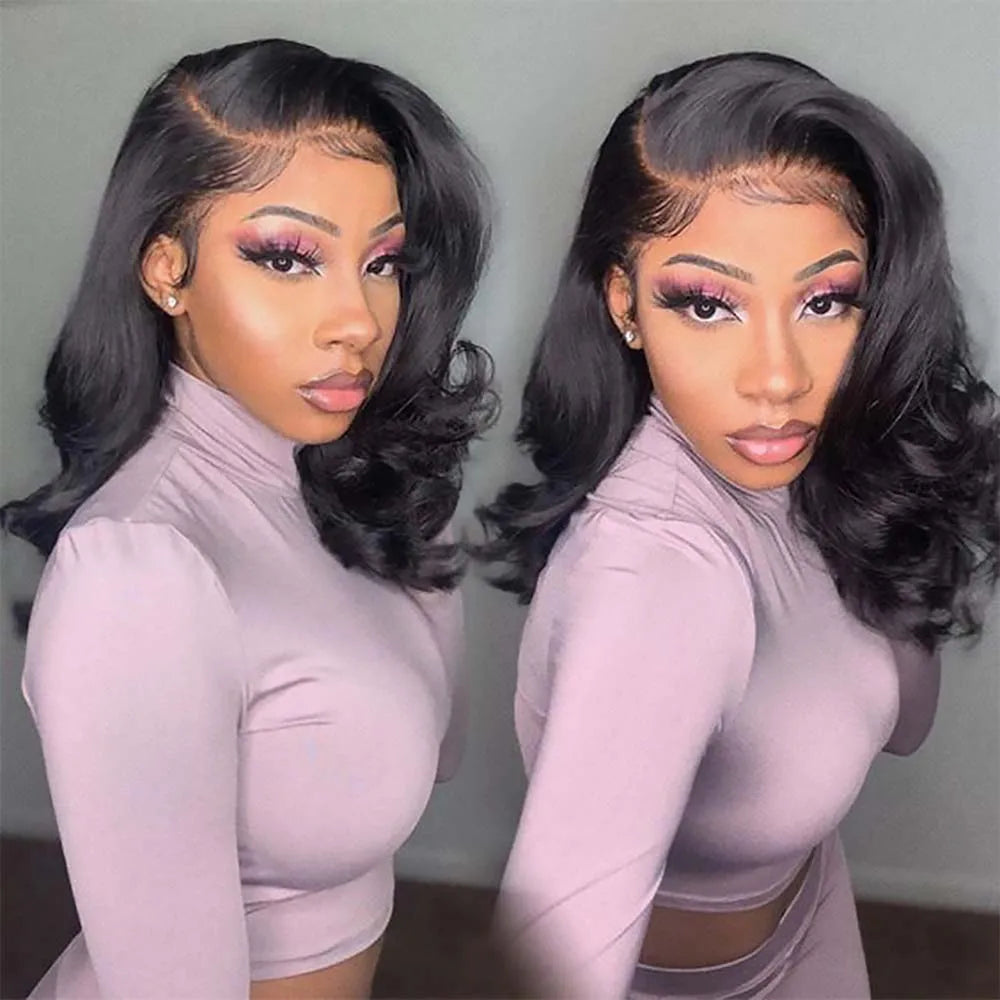 30-40 Inch 5x5 Glueless Human Hair Wig, 250 Density, 13x6 HD Transparent Lace Frontal, 13x4 Body Wave Lace Front Wig for Women