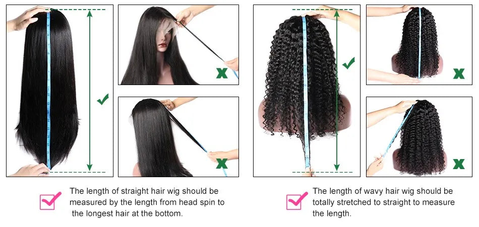 30-40 Inch 5x5 Glueless Human Hair Wig, 250 Density, 13x6 HD Transparent Lace Frontal, 13x4 Body Wave Lace Front Wig for Women