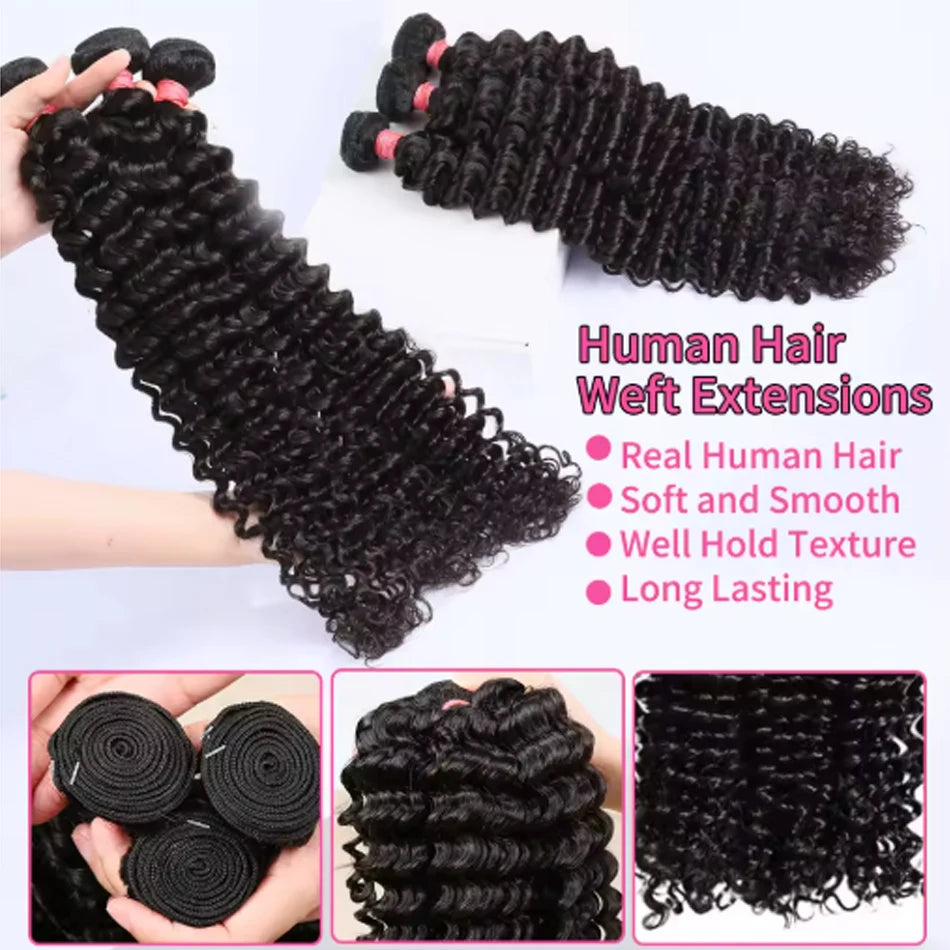 30-40 Inch 5x5 Glueless Human Hair Wig, 250 Density, 13x6 HD Transparent Lace Frontal, 13x4 Body Wave Lace Front Wig for Women