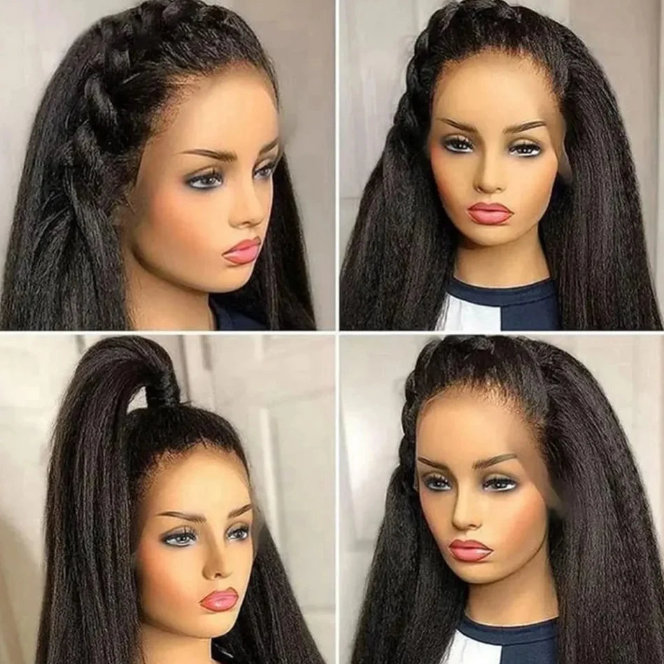 30-40 Inch 5x5 Glueless Human Hair Wig, 250 Density, 13x6 HD Transparent Lace Frontal, 13x4 Body Wave Lace Front Wig for Women