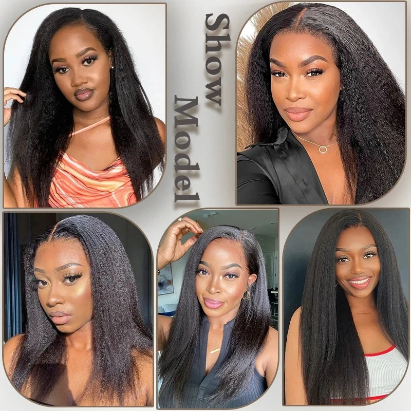 30-40 Inch 5x5 Glueless Human Hair Wig, 250 Density, 13x6 HD Transparent Lace Frontal, 13x4 Body Wave Lace Front Wig for Women