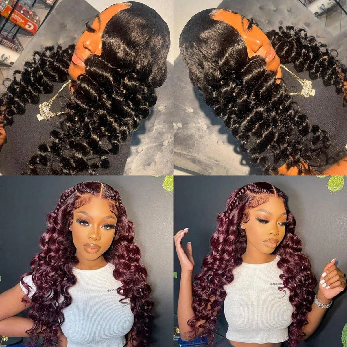250 Density Curly 13x6 13×4 5×5 HD Transparent Deep Wave Lace Front Wig Human Hair For Black Women 40 42 Inch Pre Plucked Brazil