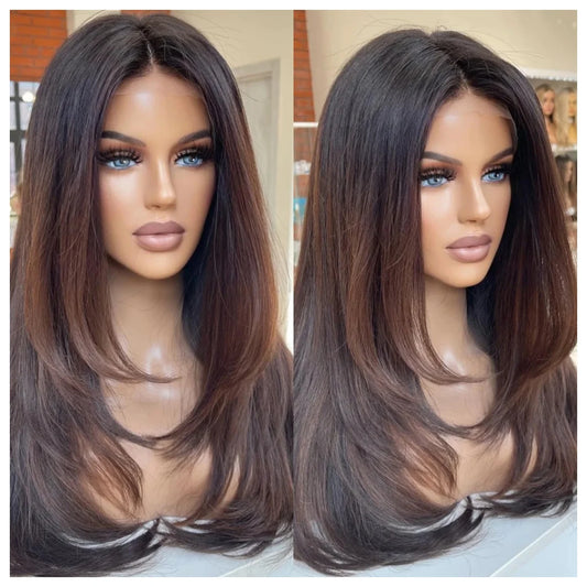 30-40 Inch 5x5 Glueless Human Hair Wig, 250 Density, 13x6 HD Transparent Lace Frontal, 13x4 Body Wave Lace Front Wig for Women