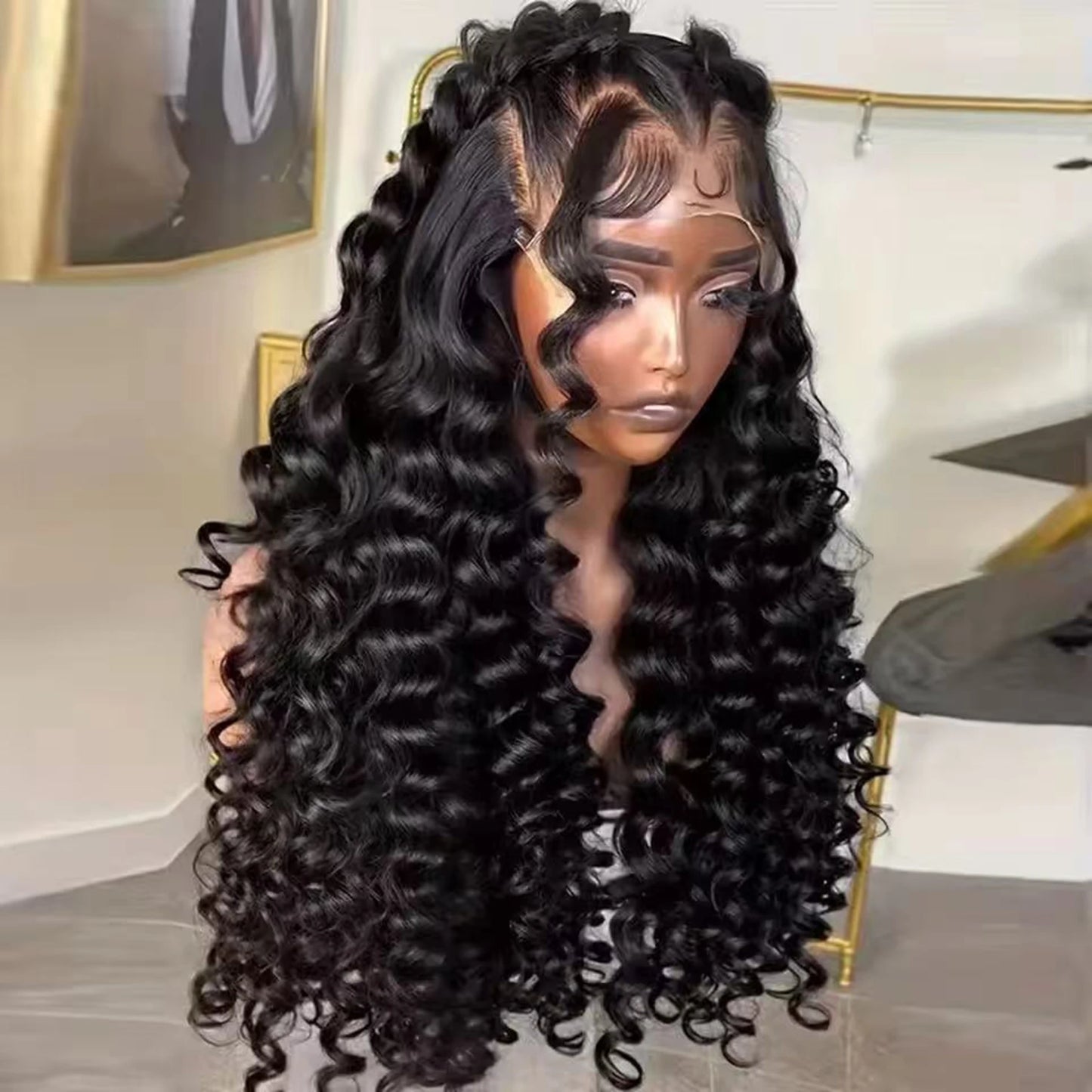 30-40 Inch 5x5 Glueless Human Hair Wig, 250 Density, 13x6 HD Transparent Lace Frontal, 13x4 Body Wave Lace Front Wig for Women
