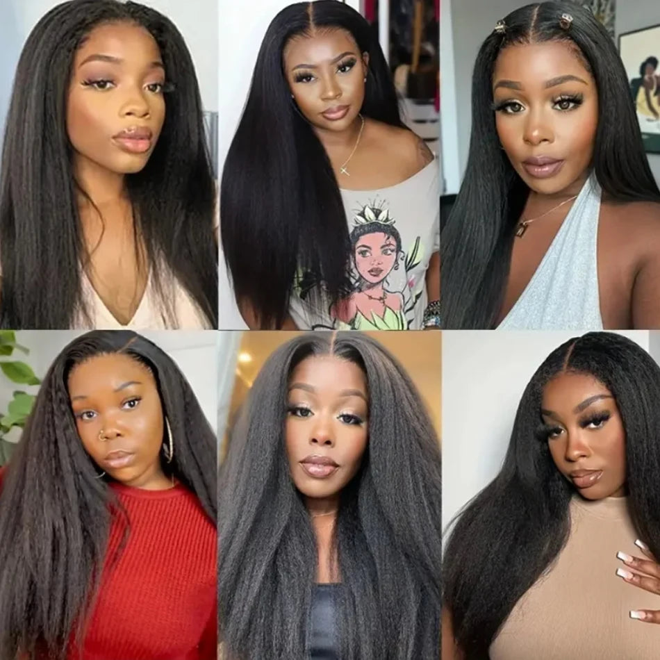 30-40 Inch 5x5 Glueless Human Hair Wig, 250 Density, 13x6 HD Transparent Lace Frontal, 13x4 Body Wave Lace Front Wig for Women