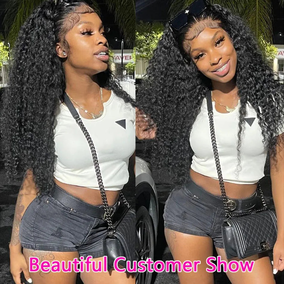 30-40 Inch 5x5 Glueless Human Hair Wig, 250 Density, 13x6 HD Transparent Lace Frontal, 13x4 Body Wave Lace Front Wig for Women