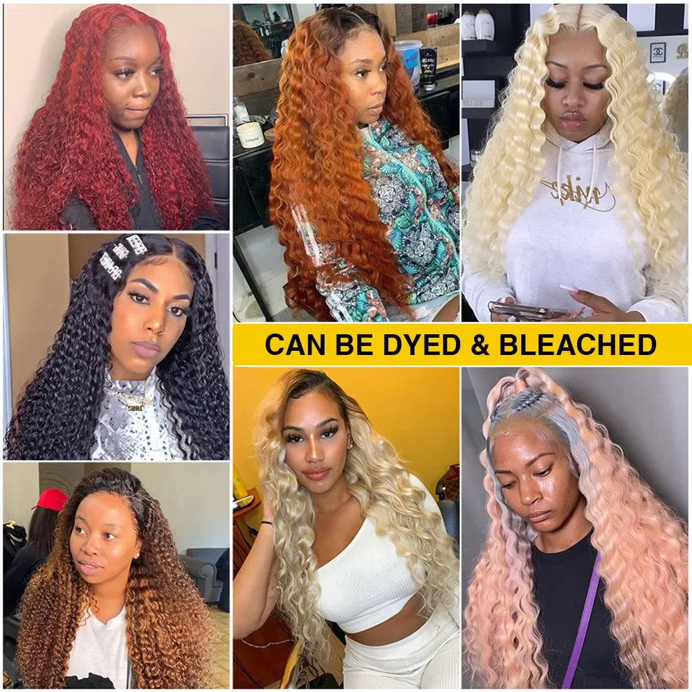 30-40 Inch 5x5 Glueless Human Hair Wig, 250 Density, 13x6 HD Transparent Lace Frontal, 13x4 Body Wave Lace Front Wig for Women