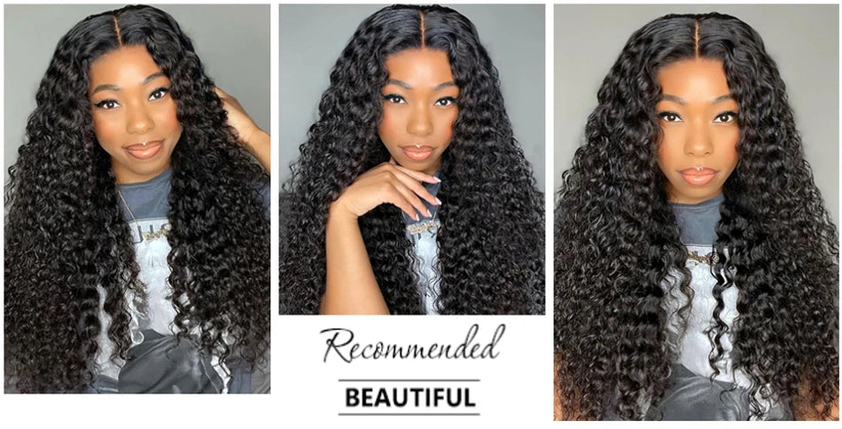 30-40 Inch 5x5 Glueless Human Hair Wig, 250 Density, 13x6 HD Transparent Lace Frontal, 13x4 Body Wave Lace Front Wig for Women