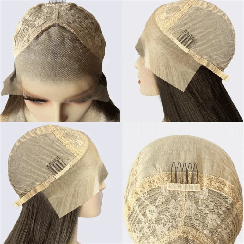 30-40 Inch 5x5 Glueless Human Hair Wig, 250 Density, 13x6 HD Transparent Lace Frontal, 13x4 Body Wave Lace Front Wig for Women