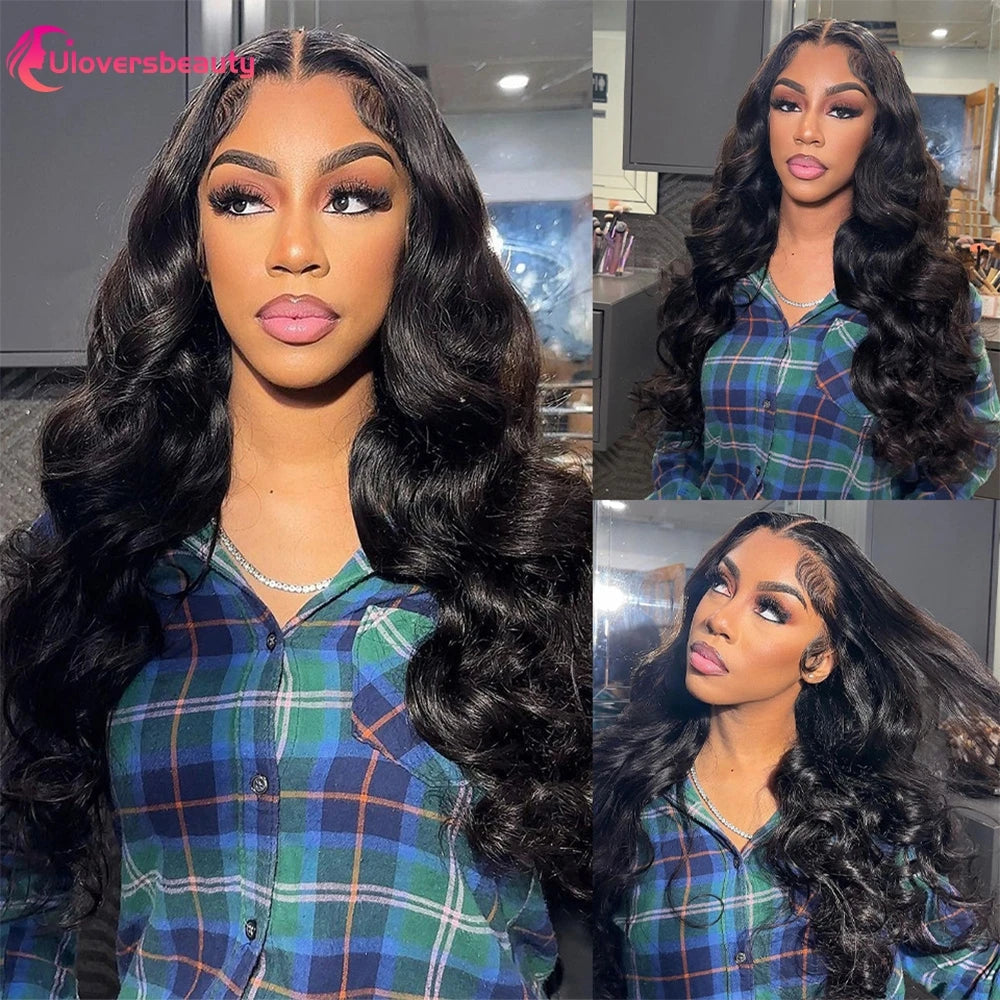 24 26 30Inch Body Wave Human Hair Wigs 13x6 HD Lace Human Hair Wig Raw Hair Wigs On Clearance Sale 220% Glueless Wigs Human Hair