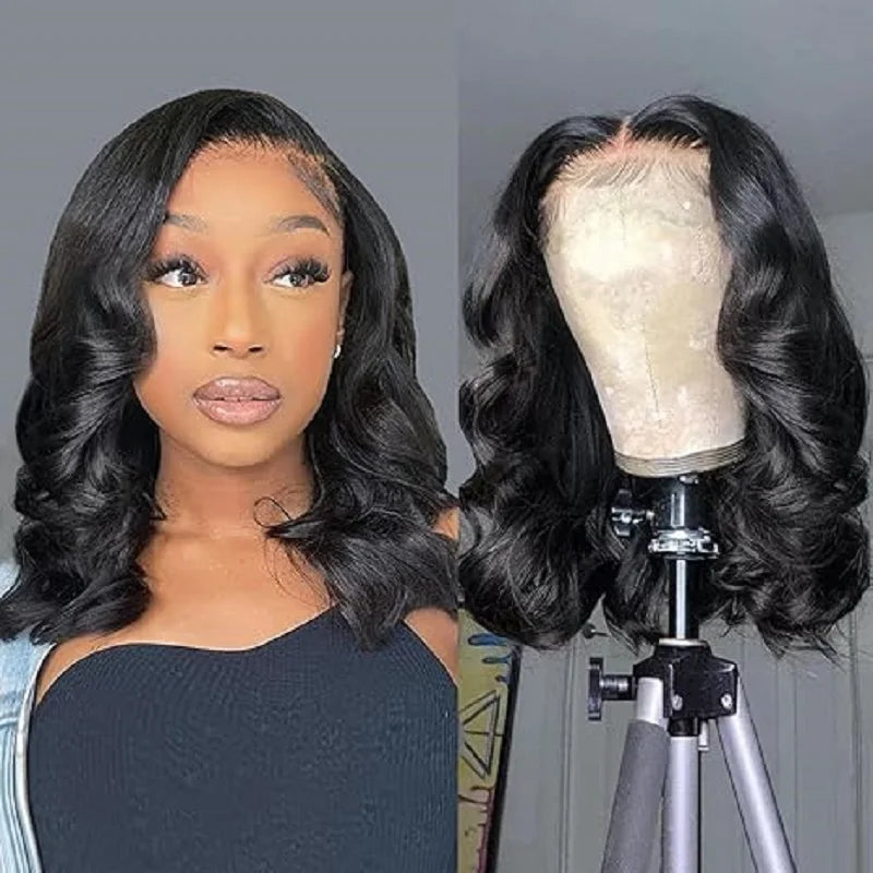30-40 Inch 5x5 Glueless Human Hair Wig, 250 Density, 13x6 HD Transparent Lace Frontal, 13x4 Body Wave Lace Front Wig for Women