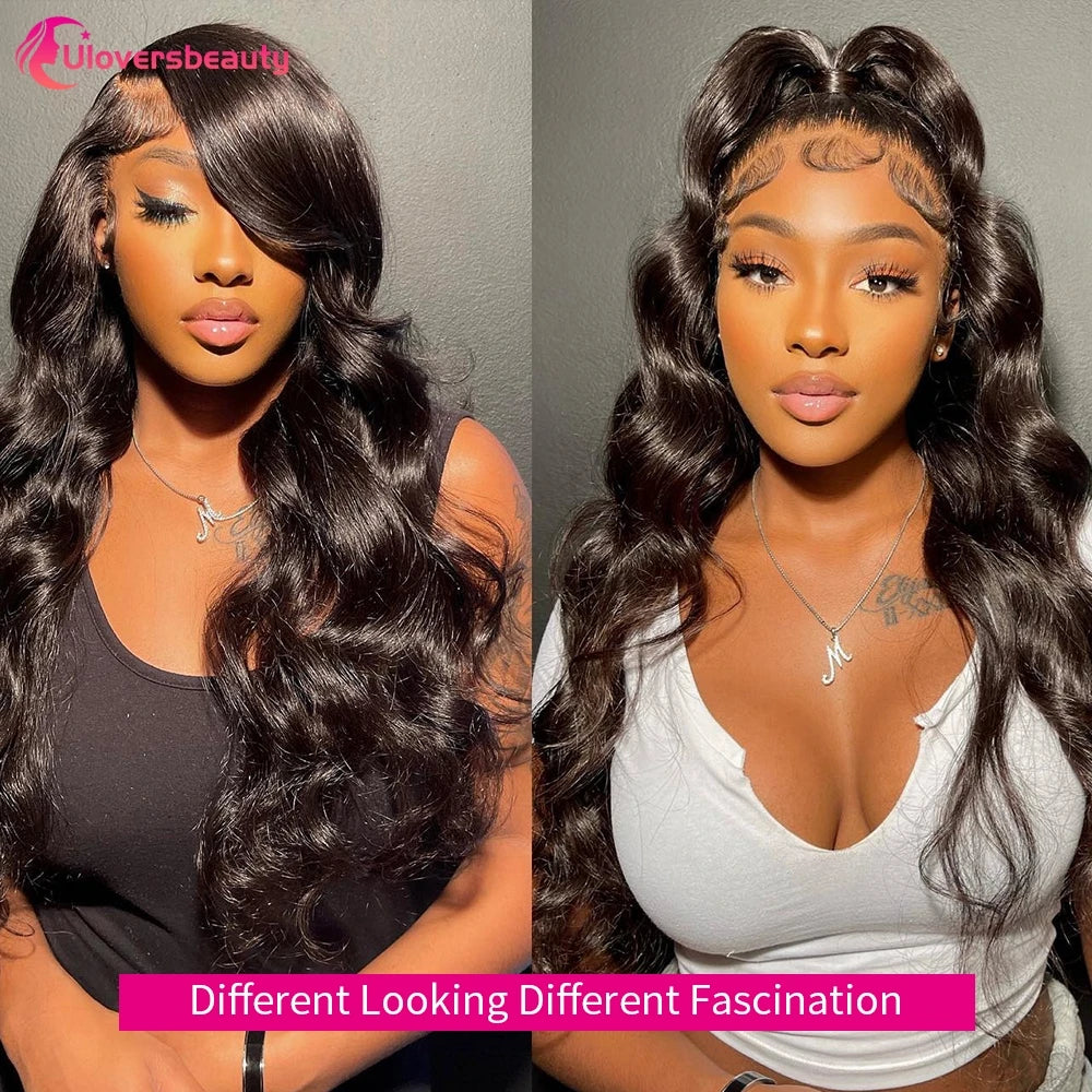24 26 30Inch Body Wave Human Hair Wigs 13x6 HD Lace Human Hair Wig Raw Hair Wigs On Clearance Sale 220% Glueless Wigs Human Hair