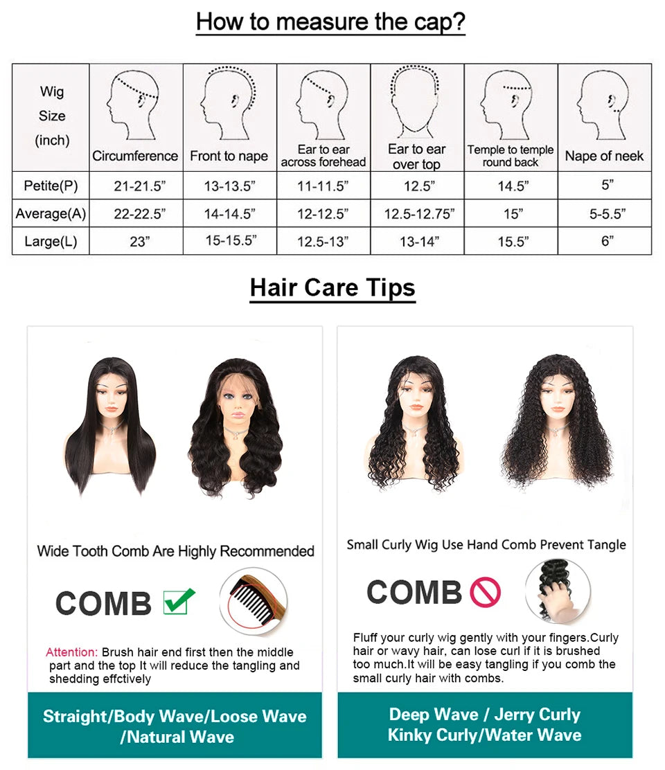30-40 Inch 5x5 Glueless Human Hair Wig, 250 Density, 13x6 HD Transparent Lace Frontal, 13x4 Body Wave Lace Front Wig for Women