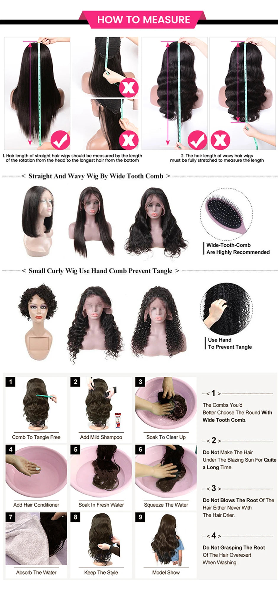 30-40 Inch 5x5 Glueless Human Hair Wig, 250 Density, 13x6 HD Transparent Lace Frontal, 13x4 Body Wave Lace Front Wig for Women