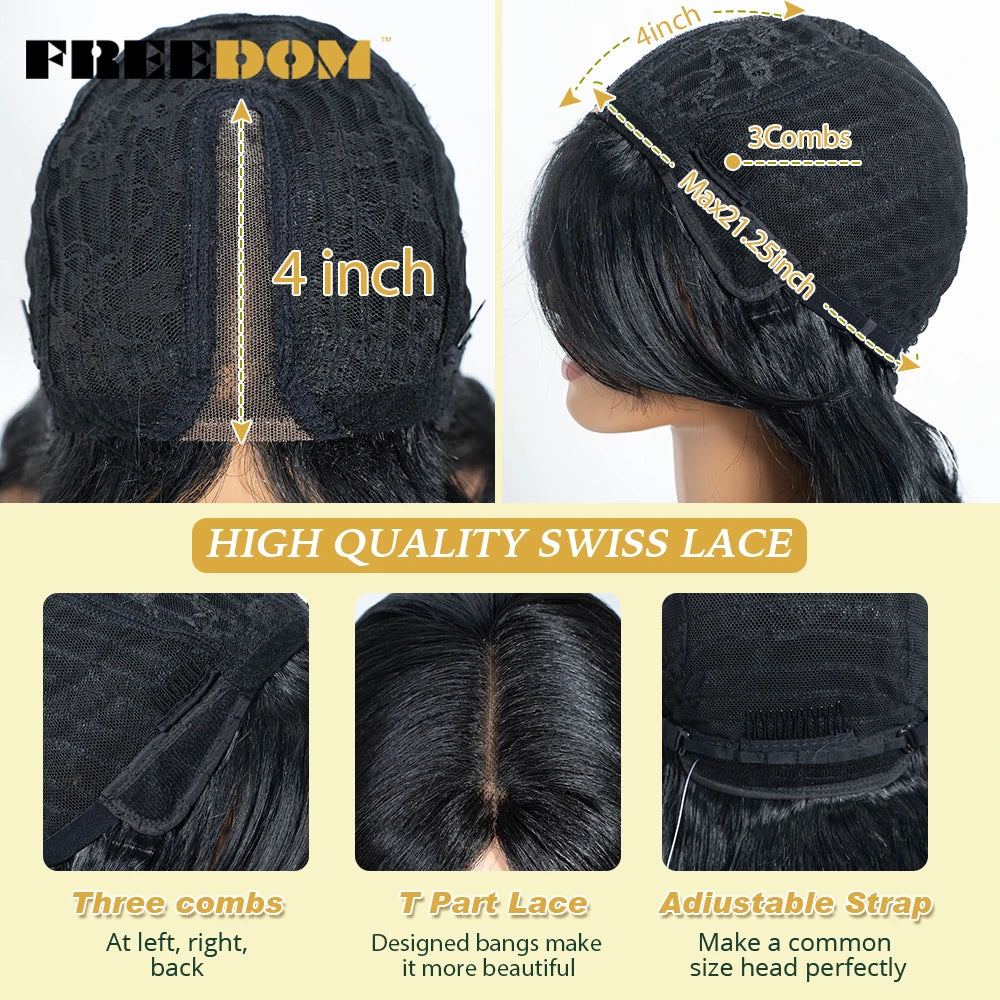 30-40 Inch 5x5 Glueless Human Hair Wig, 250 Density, 13x6 HD Transparent Lace Frontal, 13x4 Body Wave Lace Front Wig for Women