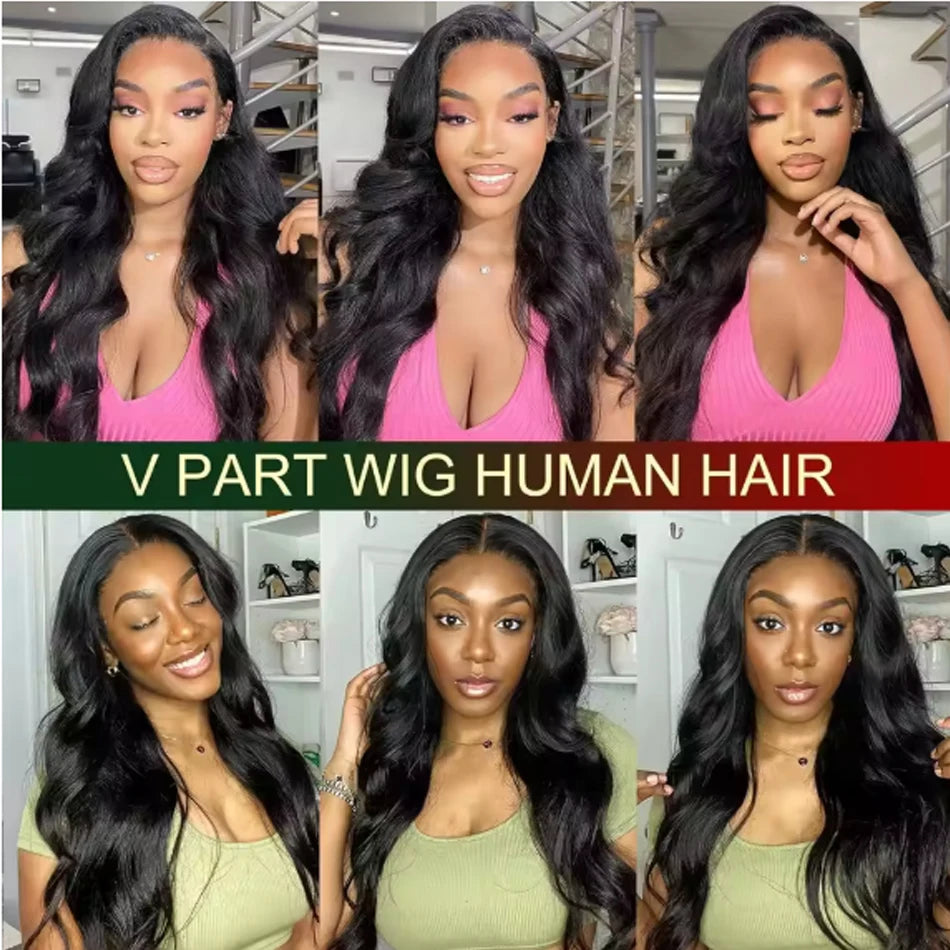 30-40 Inch 5x5 Glueless Human Hair Wig, 250 Density, 13x6 HD Transparent Lace Frontal, 13x4 Body Wave Lace Front Wig for Women