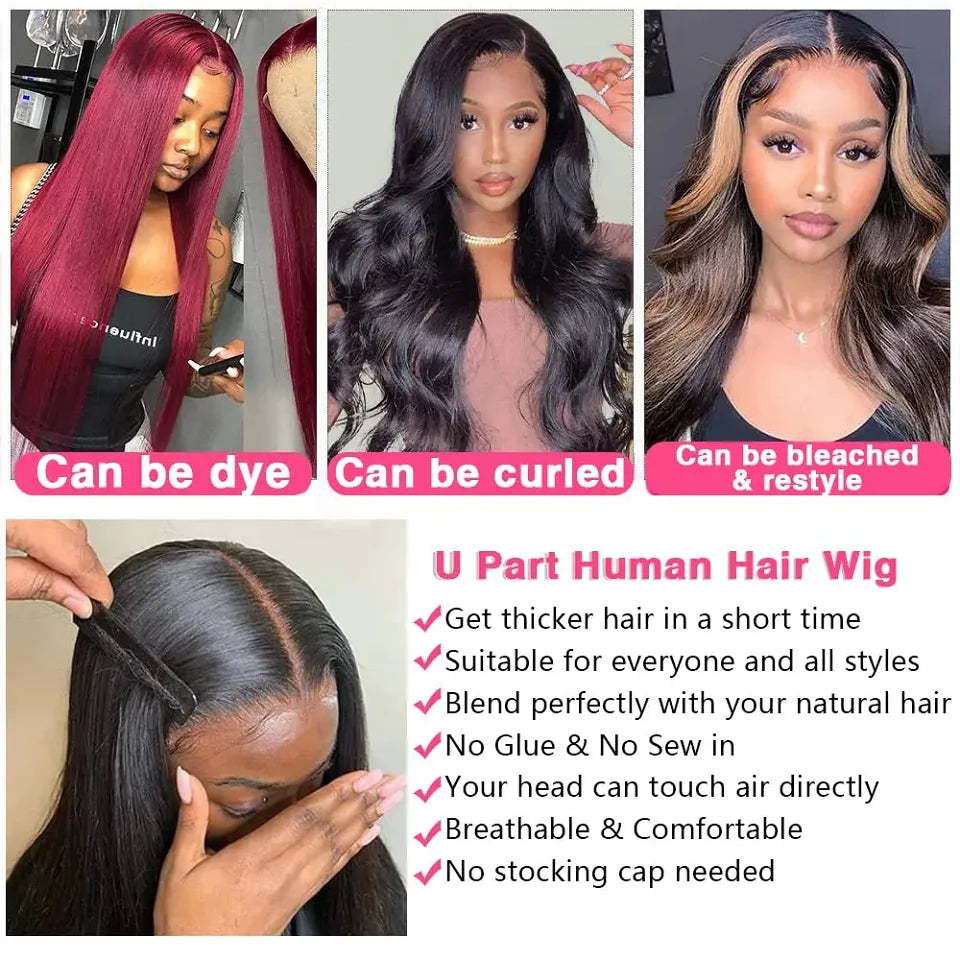 30-40 Inch 5x5 Glueless Human Hair Wig, 250 Density, 13x6 HD Transparent Lace Frontal, 13x4 Body Wave Lace Front Wig for Women