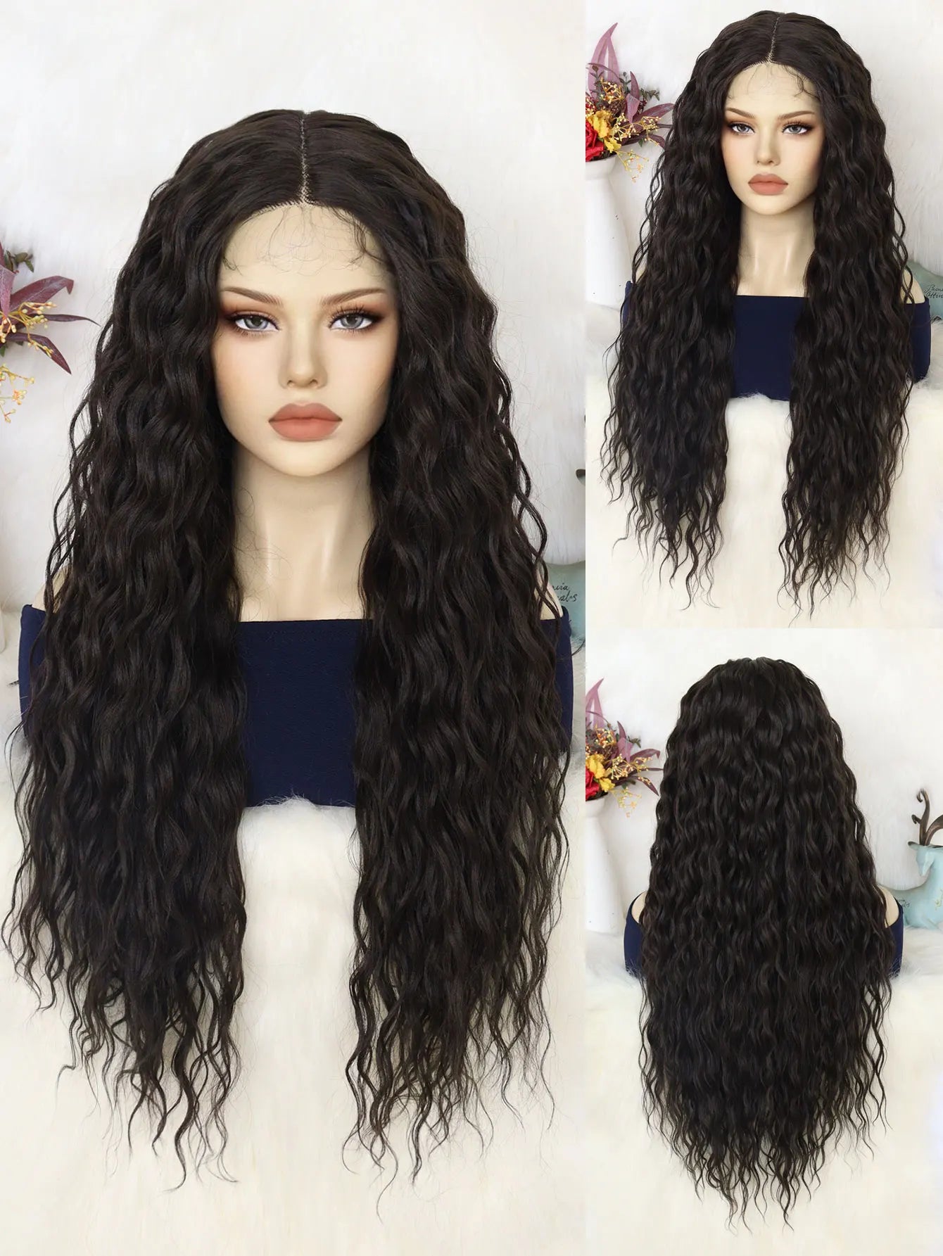 30-40 Inch 5x5 Glueless Human Hair Wig, 250 Density, 13x6 HD Transparent Lace Frontal, 13x4 Body Wave Lace Front Wig for Women