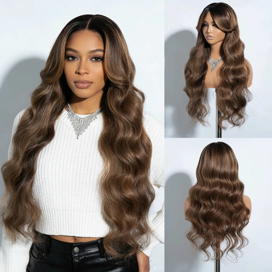 30-40 Inch 5x5 Glueless Human Hair Wig, 250 Density, 13x6 HD Transparent Lace Frontal, 13x4 Body Wave Lace Front Wig for Women