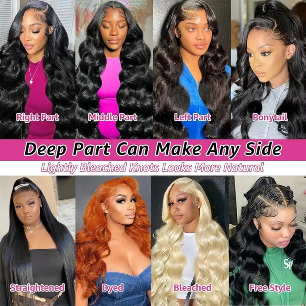 Ready To Wear Glueless Wigs Human Hair Body Wave 13x4 13x6 Lace Front Wig No Glue Pre Cut Lace Frontal Wig For Black Women 230%