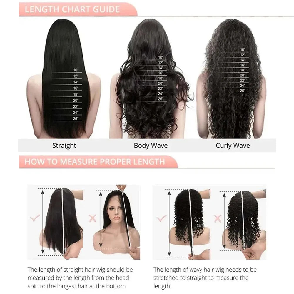 13x6 Lace Front Wigs Human Hair 200 Density Pre Plucked Deep wave 13x4 HD Lace Frontal Wigs Human Hair with Baby Hair for Women