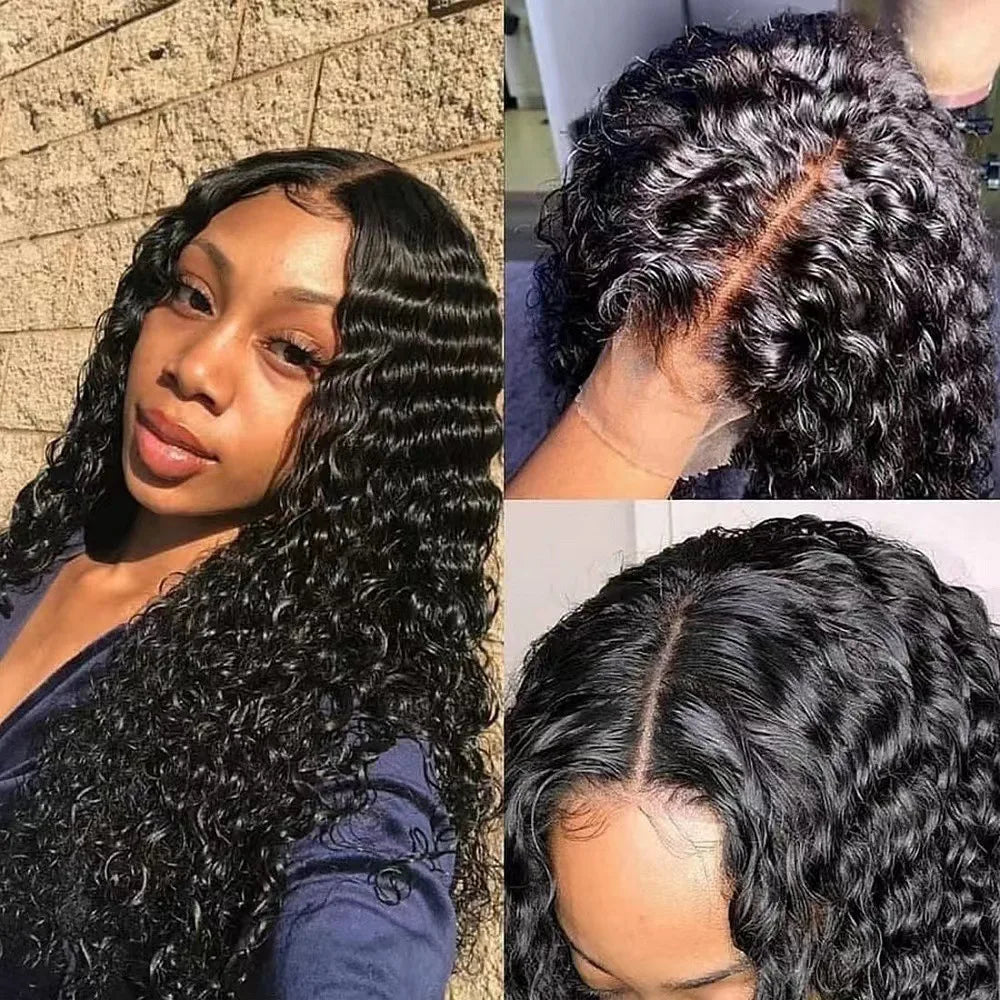 30-40 Inch 5x5 Glueless Human Hair Wig, 250 Density, 13x6 HD Transparent Lace Frontal, 13x4 Body Wave Lace Front Wig for Women