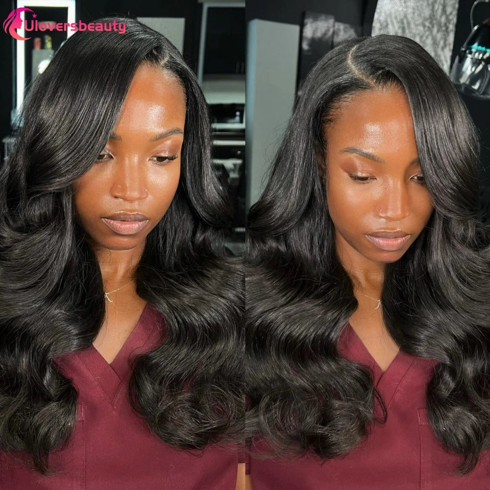 24 26 30Inch Body Wave Human Hair Wigs 13x6 HD Lace Human Hair Wig Raw Hair Wigs On Clearance Sale 220% Glueless Wigs Human Hair