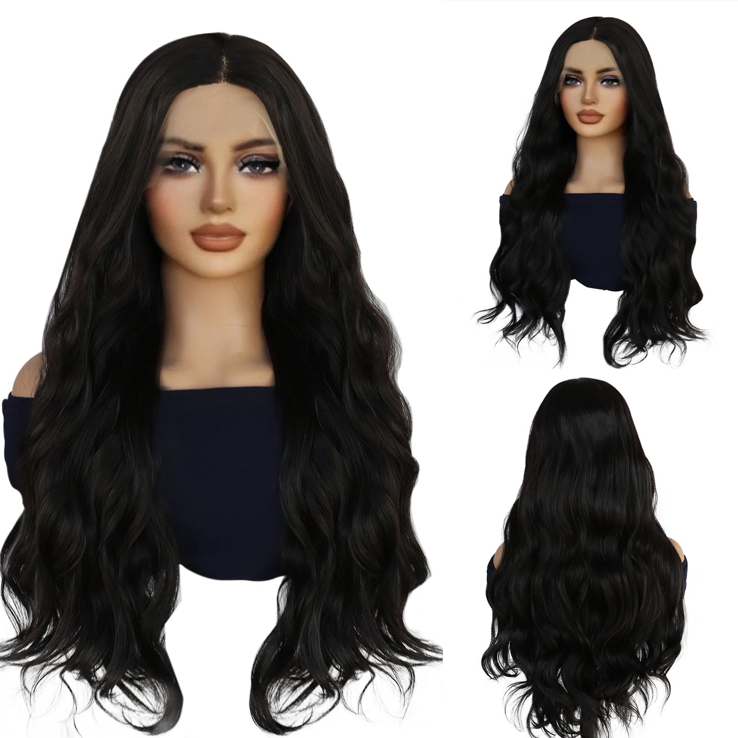 30-40 Inch 5x5 Glueless Human Hair Wig, 250 Density, 13x6 HD Transparent Lace Frontal, 13x4 Body Wave Lace Front Wig for Women