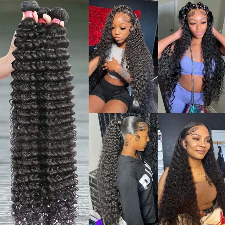 30-40 Inch 5x5 Glueless Human Hair Wig, 250 Density, 13x6 HD Transparent Lace Frontal, 13x4 Body Wave Lace Front Wig for Women