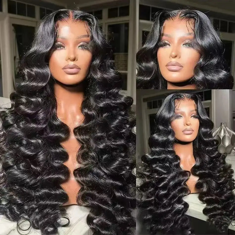 30-40 Inch 5x5 Glueless Human Hair Wig, 250 Density, 13x6 HD Transparent Lace Frontal, 13x4 Body Wave Lace Front Wig for Women