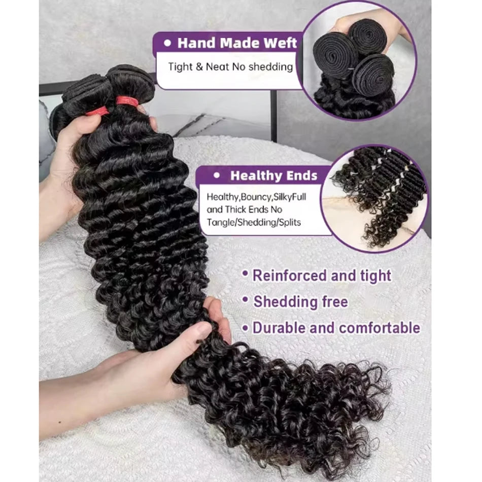 30-40 Inch 5x5 Glueless Human Hair Wig, 250 Density, 13x6 HD Transparent Lace Frontal, 13x4 Body Wave Lace Front Wig for Women