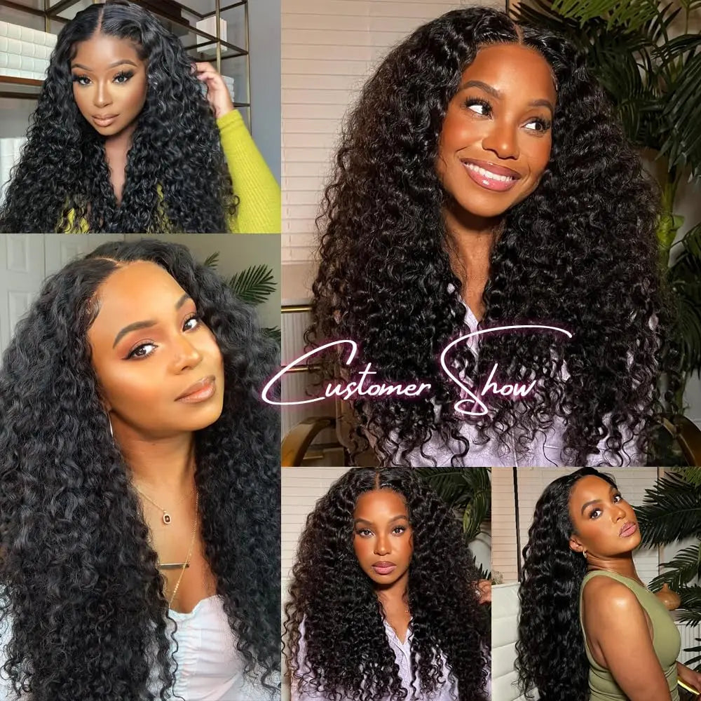 30-40 Inch 5x5 Glueless Human Hair Wig, 250 Density, 13x6 HD Transparent Lace Frontal, 13x4 Body Wave Lace Front Wig for Women