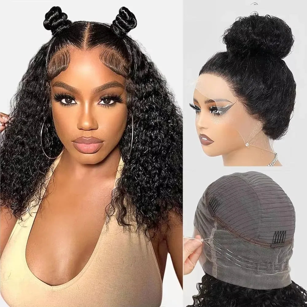 30-40 Inch 5x5 Glueless Human Hair Wig, 250 Density, 13x6 HD Transparent Lace Frontal, 13x4 Body Wave Lace Front Wig for Women