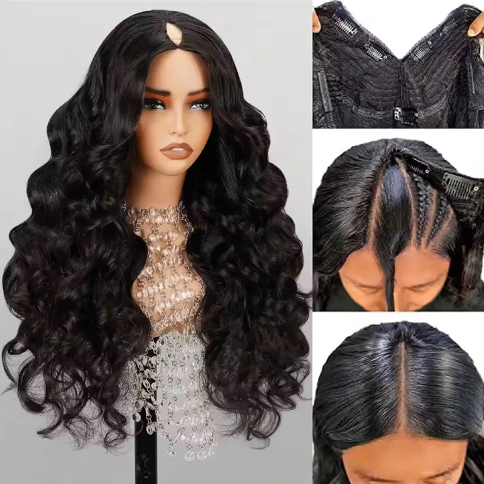 30-40 Inch 5x5 Glueless Human Hair Wig, 250 Density, 13x6 HD Transparent Lace Frontal, 13x4 Body Wave Lace Front Wig for Women
