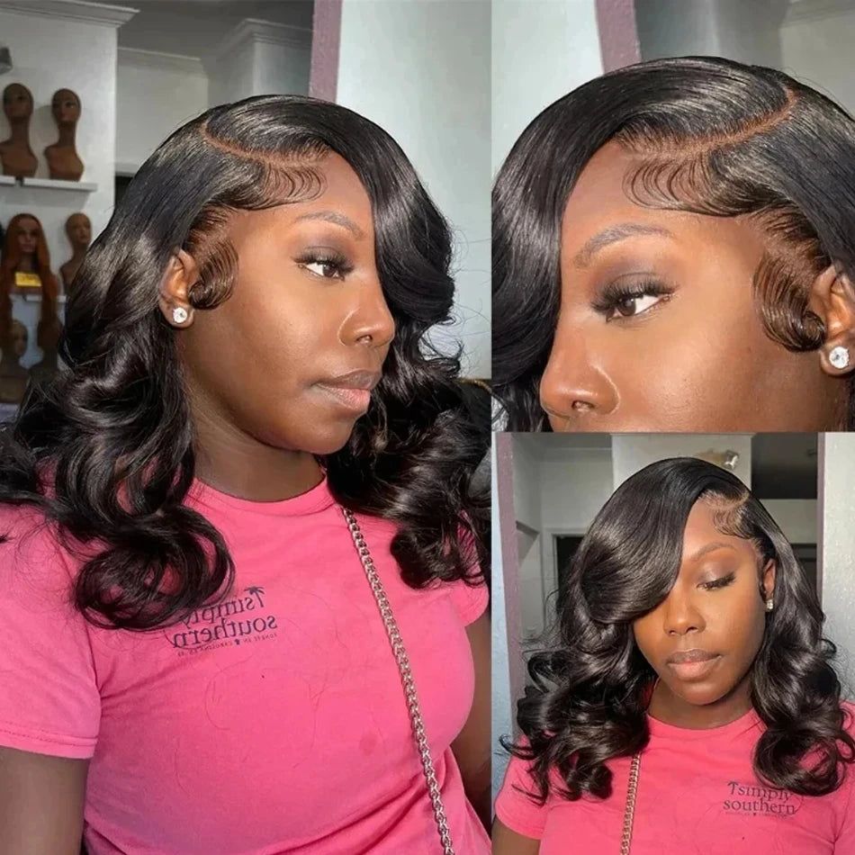 30-40 Inch 5x5 Glueless Human Hair Wig, 250 Density, 13x6 HD Transparent Lace Frontal, 13x4 Body Wave Lace Front Wig for Women