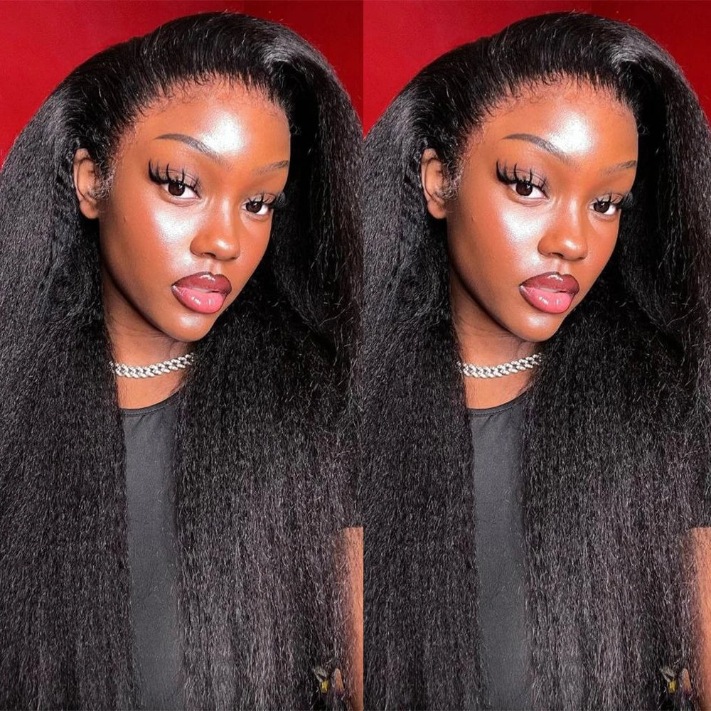 30-40 Inch 5x5 Glueless Human Hair Wig, 250 Density, 13x6 HD Transparent Lace Frontal, 13x4 Body Wave Lace Front Wig for Women