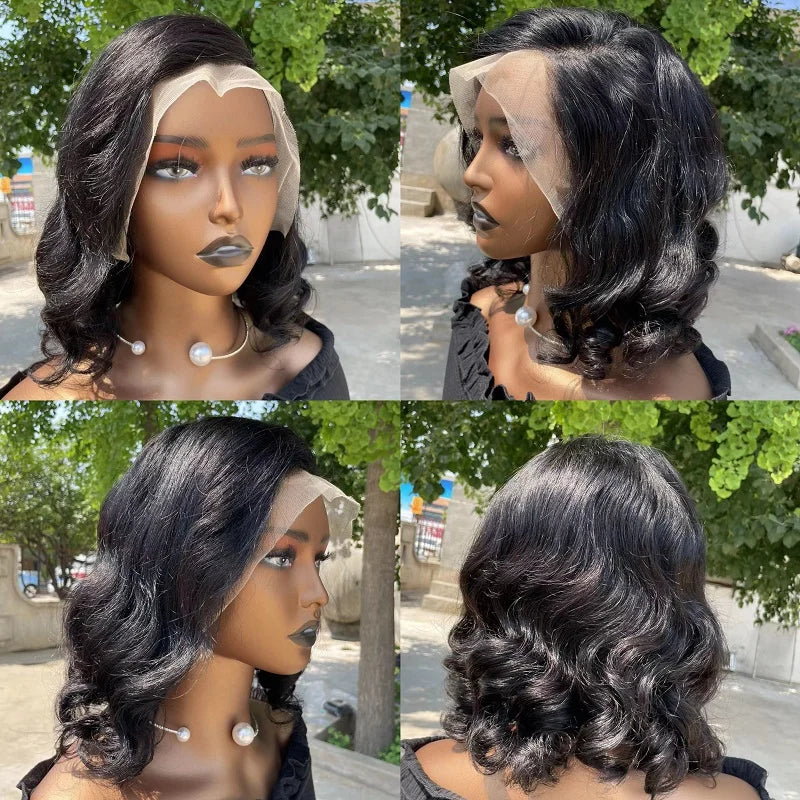 30-40 Inch 5x5 Glueless Human Hair Wig, 250 Density, 13x6 HD Transparent Lace Frontal, 13x4 Body Wave Lace Front Wig for Women