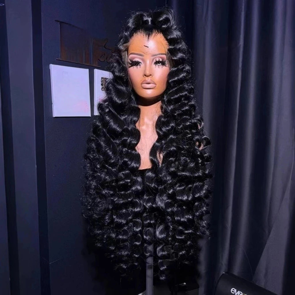 30-40 Inch 5x5 Glueless Human Hair Wig, 250 Density, 13x6 HD Transparent Lace Frontal, 13x4 Body Wave Lace Front Wig for Women