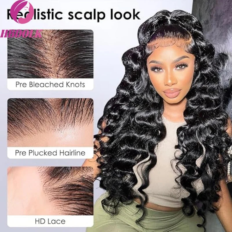 13x6 Hd Lace Frontal Wig Human Hair Glueless Body Wave Wet And Wavy Wig For Women 13x4 Body Wave Lace 5x5 Front Human Hair Wigs