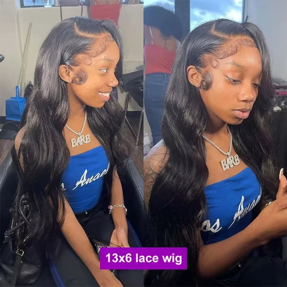 13x6 Body Wave HD Lace Front Vietnamese Virgin Human Hair Wigs 13x4 Lace Frontal Wig Pre Plucked 30 40Inch For Women 4x4 Closure