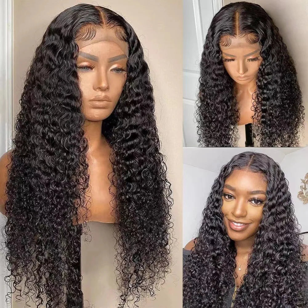 30-40 Inch 5x5 Glueless Human Hair Wig, 250 Density, 13x6 HD Transparent Lace Frontal, 13x4 Body Wave Lace Front Wig for Women