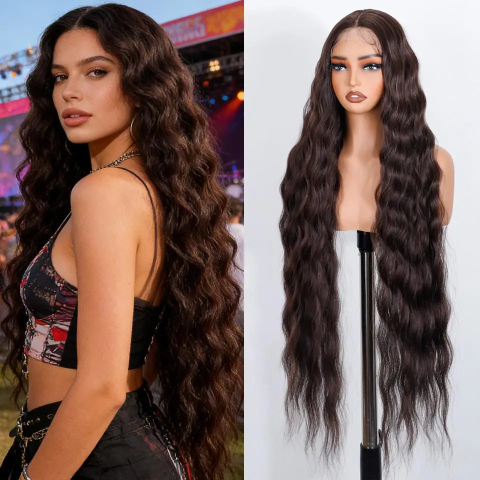 30-40 Inch 5x5 Glueless Human Hair Wig, 250 Density, 13x6 HD Transparent Lace Frontal, 13x4 Body Wave Lace Front Wig for Women