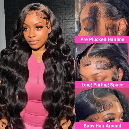Ready To Wear Glueless Wigs Human Hair Body Wave 13x4 13x6 Lace Front Wig No Glue Pre Cut Lace Frontal Wig For Black Women 230%