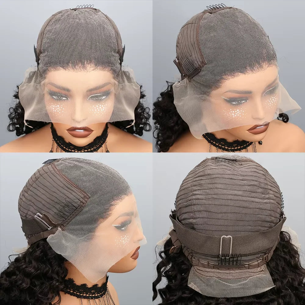 30-40 Inch 5x5 Glueless Human Hair Wig, 250 Density, 13x6 HD Transparent Lace Frontal, 13x4 Body Wave Lace Front Wig for Women