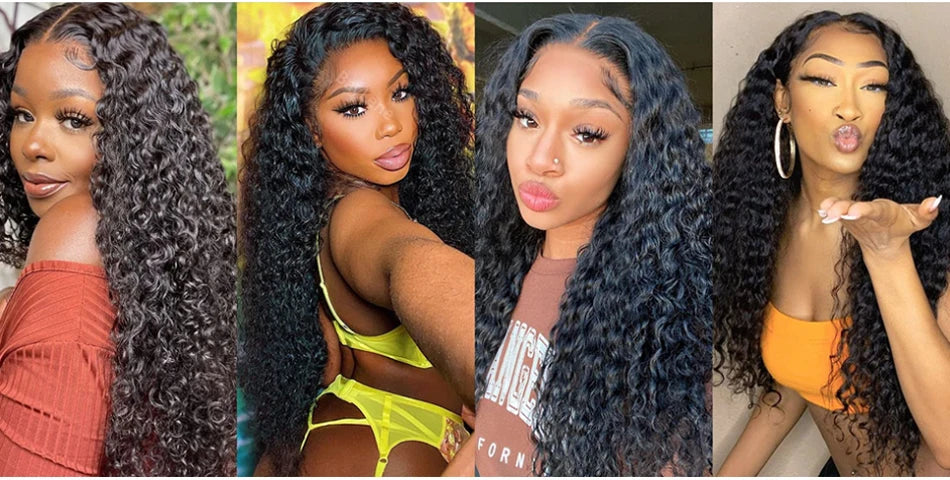 30-40 Inch 5x5 Glueless Human Hair Wig, 250 Density, 13x6 HD Transparent Lace Frontal, 13x4 Body Wave Lace Front Wig for Women